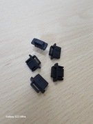 Solidna plastikowe zaślepka Zatyczka portu Display Port DP męska z uchwytem