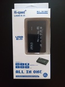 CZYTNIK KART PAMIĘCI UNIWERSALNY MICRO SD TF CF RS-MMC SDHC USB 2.0 (NOWY)