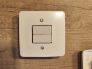 WYŁĄCZNIK ŁĄCZNIK DWUBIEGUNOWY PRL ORYGINAŁ PRL OSPEL PODŚWIETLANY