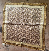Chusta/apaszka,wymiary;78cmx78cm,metka ucięta,lata 60-te-stan bdobry