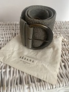 Sèzane Pasek Szary Front ze Skóry Zamszowej T 90