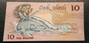 Wyspy Cooka 10 dollars UNC