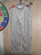 Spodnie pluszowe Joliena w rozmiarze 48/50.