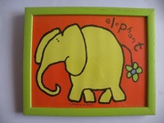 ŁADNY KOLOROWY OBRAZEK - SŁOŃ