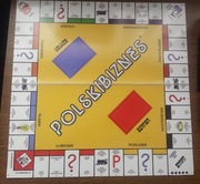 Naklejka na tyl planszy Eurobiznes Polskibiznes + karty szans i miast PRL