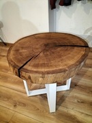 Stolik kawowy loft industrial plaster dąb