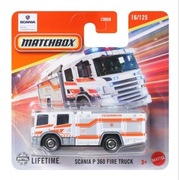 Matchbox 2025 SCANIA P 360 FIRE TRUCK STRAŻ POŻARNA Nowy 1:64