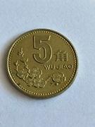 Chiny 5 jiao 1992