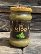 Miód wielokwiatowy kremowany z miętą i dodatkiem cytryny 400g netto