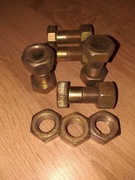 Śruba M 16x1,5x33 plus nakrętki kadmowane