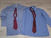 2 komplety koszula+krawat mpk łódź 