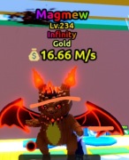 Escape tsunami for brainrots - Magmew Random lvl, Random mutation