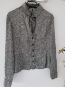 Elegancka bluzeczka z wiązaniem Vintage Style rozmiar L 