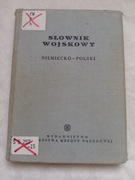 Słownik wojskowy niemiecko -polski MON