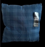 Karl Lagerfeld Maison –ekskluzywna poduszka granatowa 45x45 cm, krata