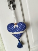 Ozdobne serduszko do zawieszenia– rękodzieło ozdoba lub lawendowa zawieszka