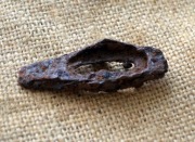 Element starej szabli lub kordzika