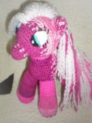 DUŻY PONY AMIGURUMI HANDMADE MASKOTKA SZYDEŁKO