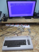 Commodore 64 chlebak duża płyta brązowe klawisze SPRAWNY