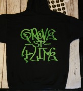 Bluza Custom GTA San Andreas  z dużym  "Groove street 4 life" na plecach S