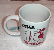 Kubek 18-tkowy Urodzinowy Pojemność: 330 ml