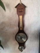 STARA STACJA POGODY TERMOMETR ..BAROMETR .. HIGROMETR  SYG. W. GERMANY !!!!