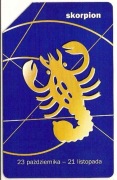 nr 660 - Znaki Zodiaku - Skorpion (awers czerwony)