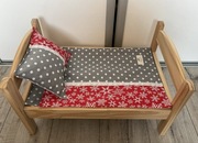 Pościel dla lalki typu bobas do łóżeczka Ikea 3 elementy