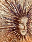 „Słońce zmęczone upałem” obraz strukturalny