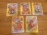 A6 zestaw karteczek do segregatora 