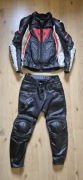 Dainese komplet motocyklowej odzieży skórzanej - kurtka i spodnie