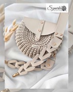 Torebka Oreo bag ręcznie robiona skóra beż