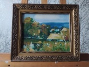 Obraz olejny w ramach "Babie lato"