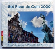 BELGIA 2020  ZESTAW 1 CENT - 2 EURO + 2x 2,5 EURO UNC !!!!!!!!