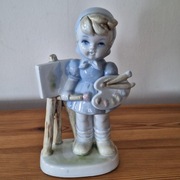 Figurka porcelanowa Mała malarka 