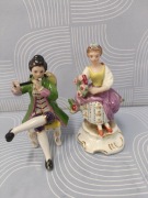 Figurki porcelanowe rokoko 