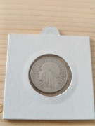 Moneta 2 zł z 1933 II RP głowa kobiety, Jadwiga srebro 0/750