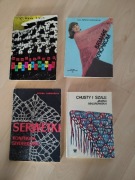 Książki na temat robótek ręcznych szydełkowania. PRL 