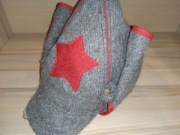 Czapka uszanka Budionówka/Bogatyrka, sowiecka, bolszewicka REPLIKA