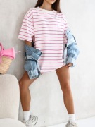 T-SHIRT DAMSKI BASIC LONG NOWA KOLEKCJA WIOSNA POLSKA MARKA 