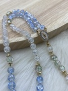 Duży niebiesko biały różaniec