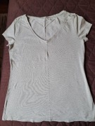 Tshirt bawełniany w kolorze pistacjowym