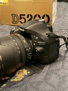 Nikon d5200 + obiektyw Nikkor 18-105mm + akcesoria