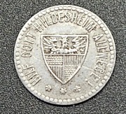 25 Fenigów, 1920 rok, moneta zastępcza (Notgeld) Hildesheim, żelazo