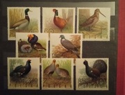 Znaczki  polskie Fi 1841 - 1848 Ptaki łowne  stan** z 1970r.