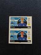 NAKLEJKI EURO 2024 GERMANY TOPPS EST 6 - EST 7