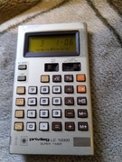 Stary kalkulator z zegarkiem Privileg