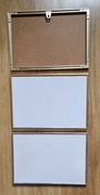 Ramka do zdjęcia 20 x 30 wisząca solidna metalowa