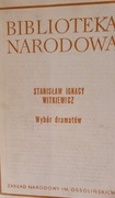 Stanisław Witkiewicz  Wybór dramatów