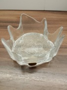 Lars Hellsten Riedel Crystal kryształowa miska lodowy pieniek